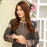 Bareera Zari Lawn Digital Printed 3Pcs Unstitched Suit With Lawn Dupatta - 7, Women, 3Pcs Shalwar Suit, Rana Arts, Chase Value