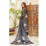 Bareera Zari Lawn Digital Printed 3Pcs Unstitched Suit With Lawn Dupatta - 7, Women, 3Pcs Shalwar Suit, Rana Arts, Chase Value