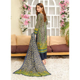 Bareera Zari Lawn Digital Printed 3Pcs Unstitched Suit With Lawn Dupatta - 1, Women, 3Pcs Shalwar Suit, Rana Arts, Chase Value