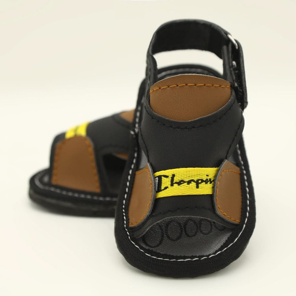 Newborn Boys Sandal- Black, Newborn Caps, Shoes & Socks, Chase Value, Chase Value