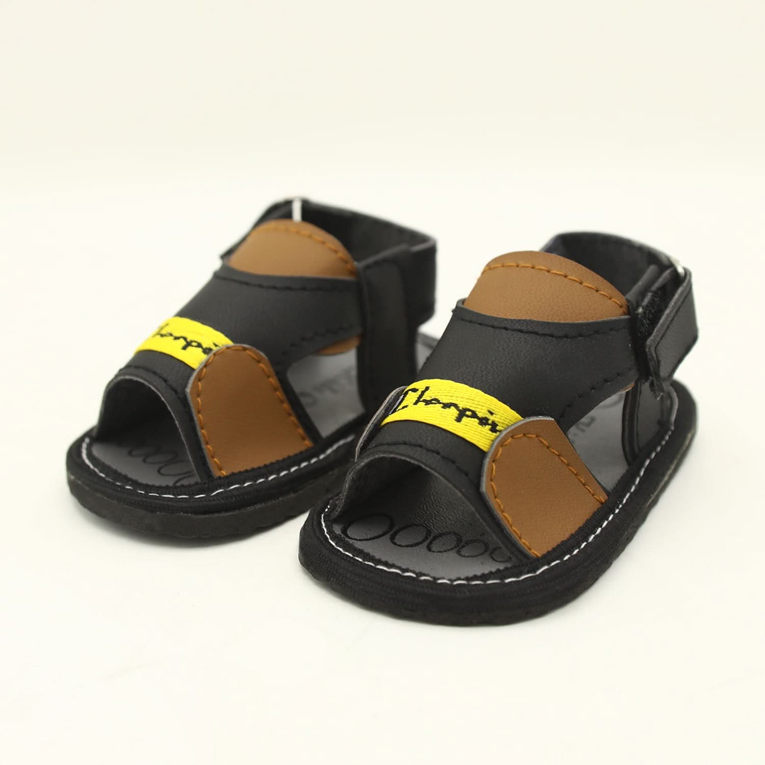 Newborn Boys Sandal- Black, Newborn Caps, Shoes & Socks, Chase Value, Chase Value