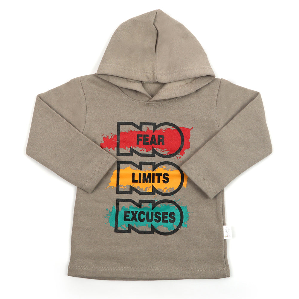 Boys Full Sleeves Hoodie - Beige, Boys Hoodies & Sweat Shirts, Chase Value, Chase Value