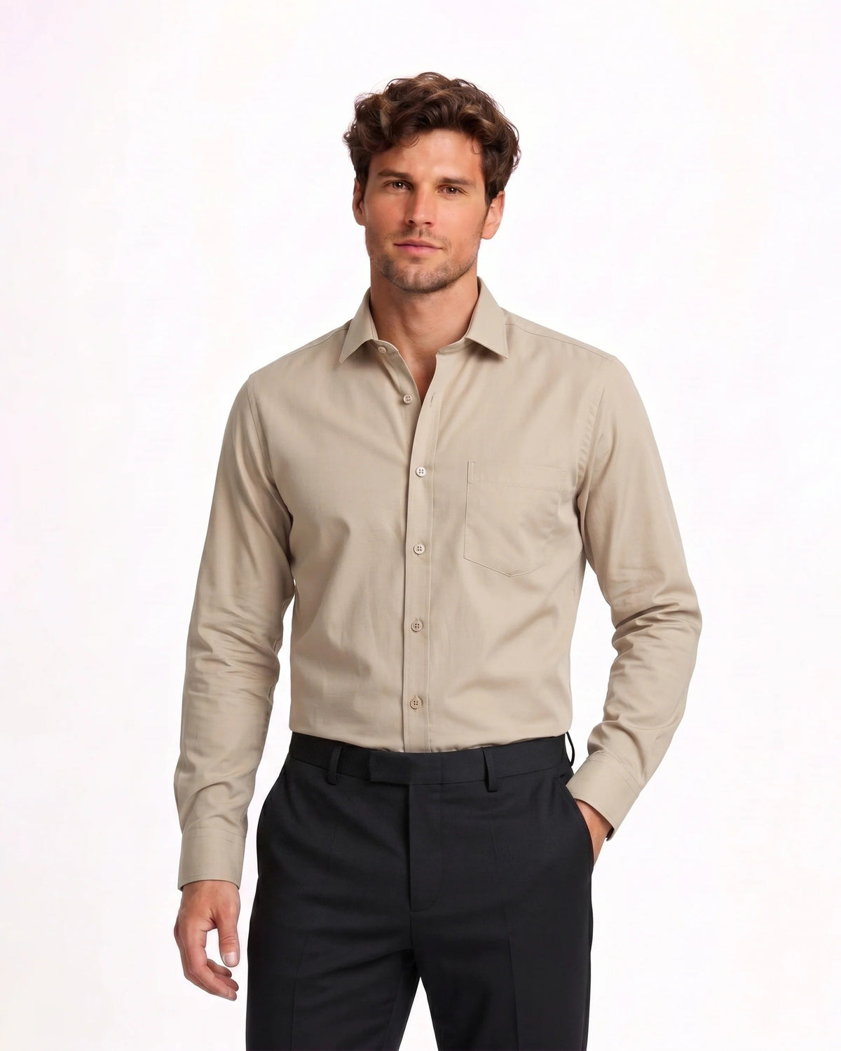 Eminent Men's Plain Formal Shirt