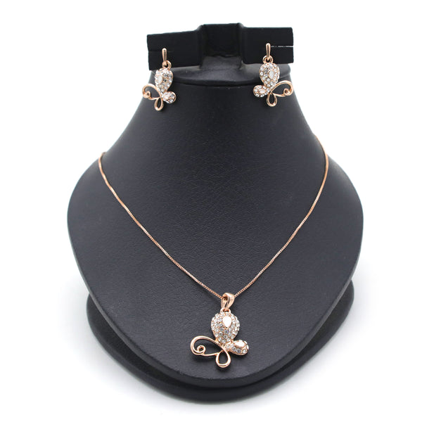 Women's Locket Set - Golden