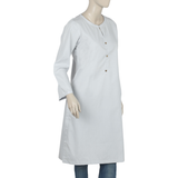 Women's Plain Kurti - Grey, Women Ready Kurtis, Chase Value, Chase Value