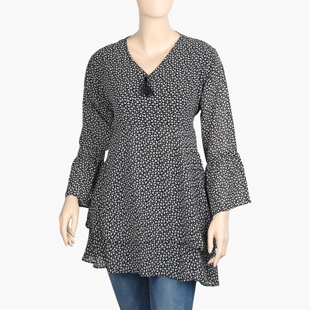 Women's Western Top - Black, Women T-Shirts & Tops, Chase Value, Chase Value