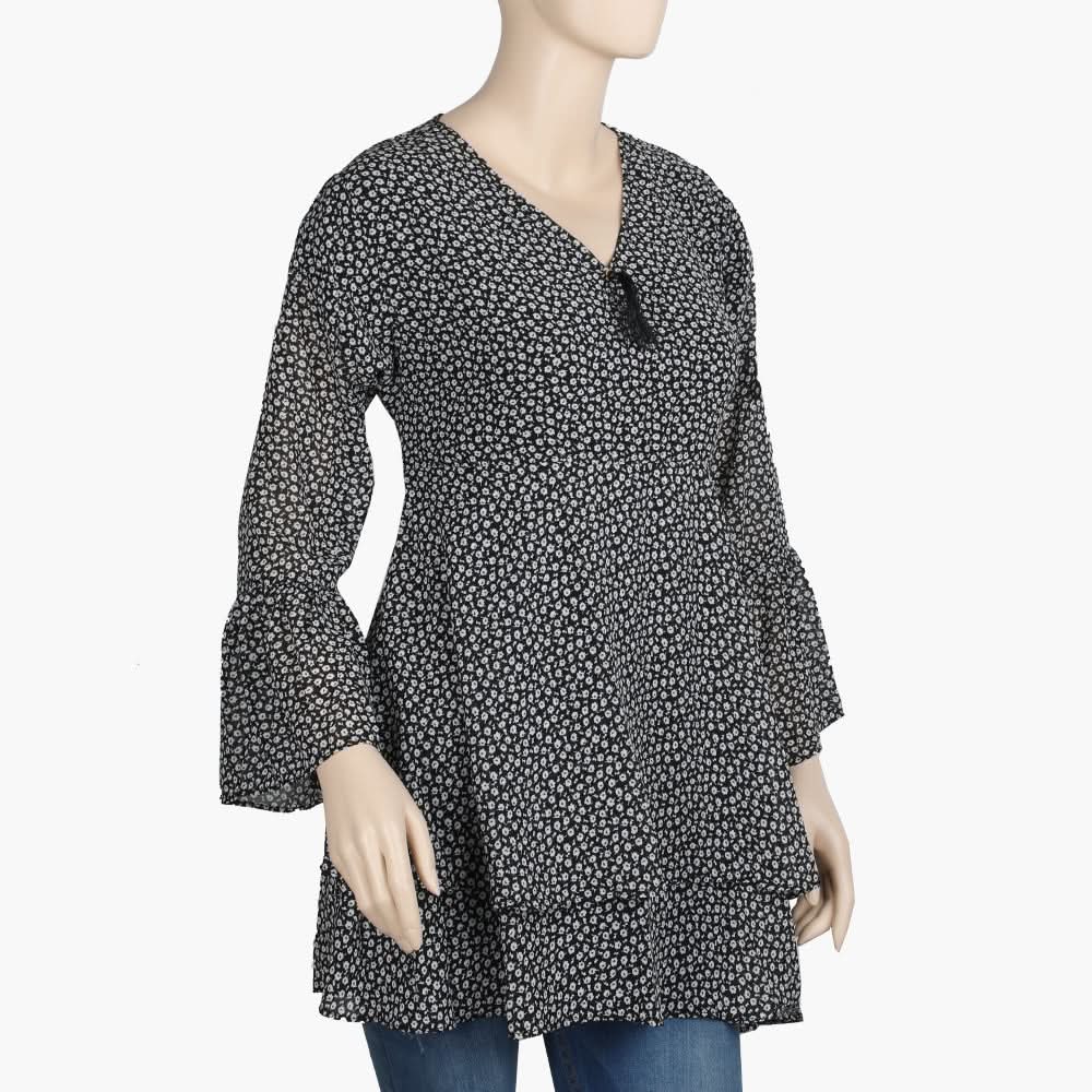 Women's Western Top - Black, Women T-Shirts & Tops, Chase Value, Chase Value
