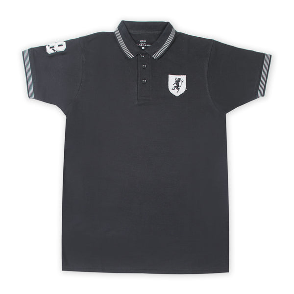 Men's Half Sleeves Polo T-Shirt - Black