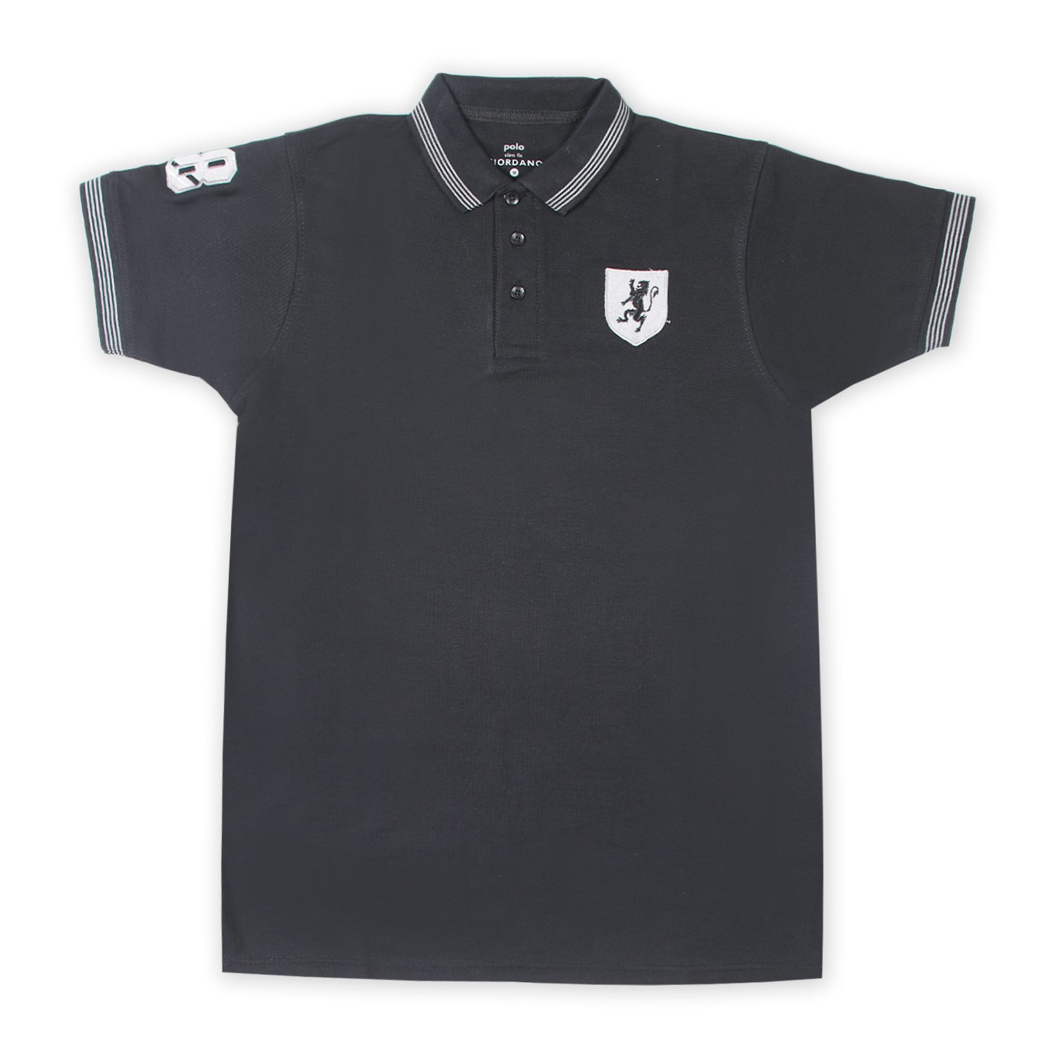 Men's Half Sleeves Polo T-Shirt - Black, Men's T-Shirts & Polos, Chase Value, Chase Value