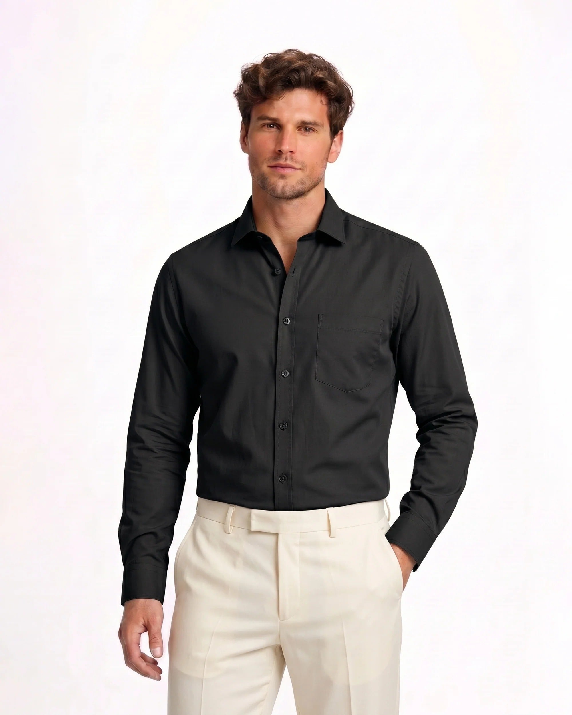 Eminent Men's Plain Formal Shirt