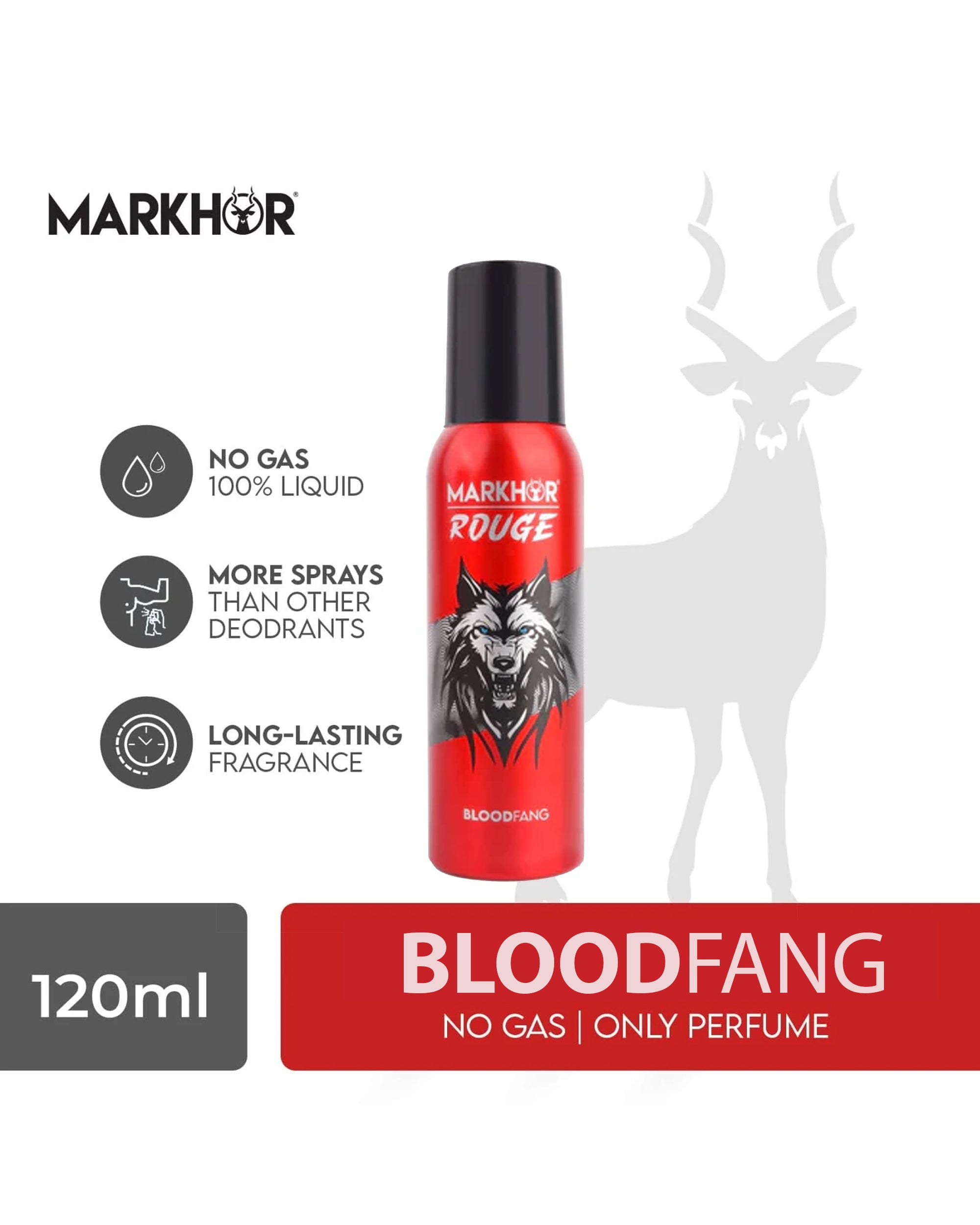 Markhor Body Spray Noir - 120ml