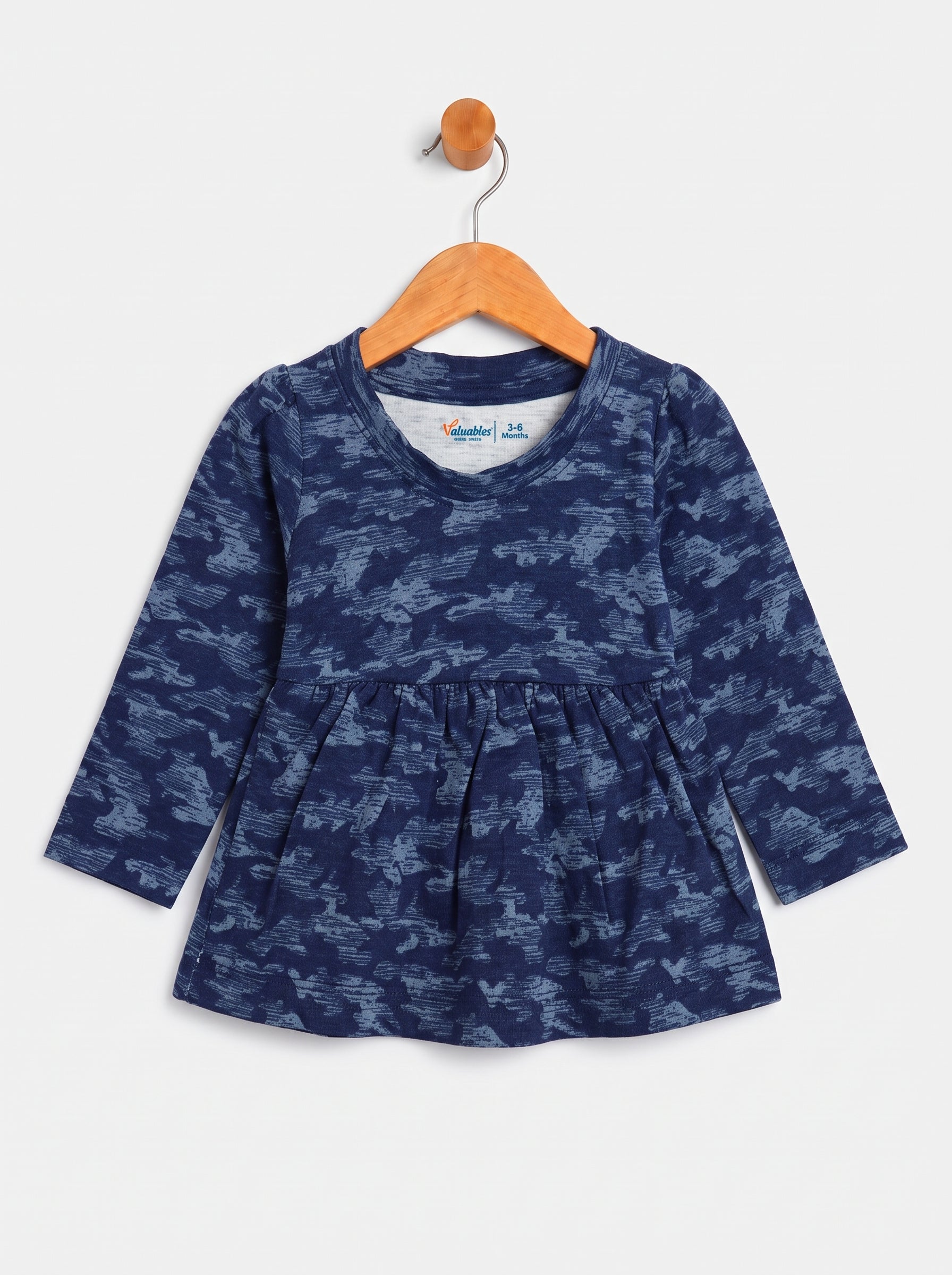 Valuables Newborn Girls Printed Frock