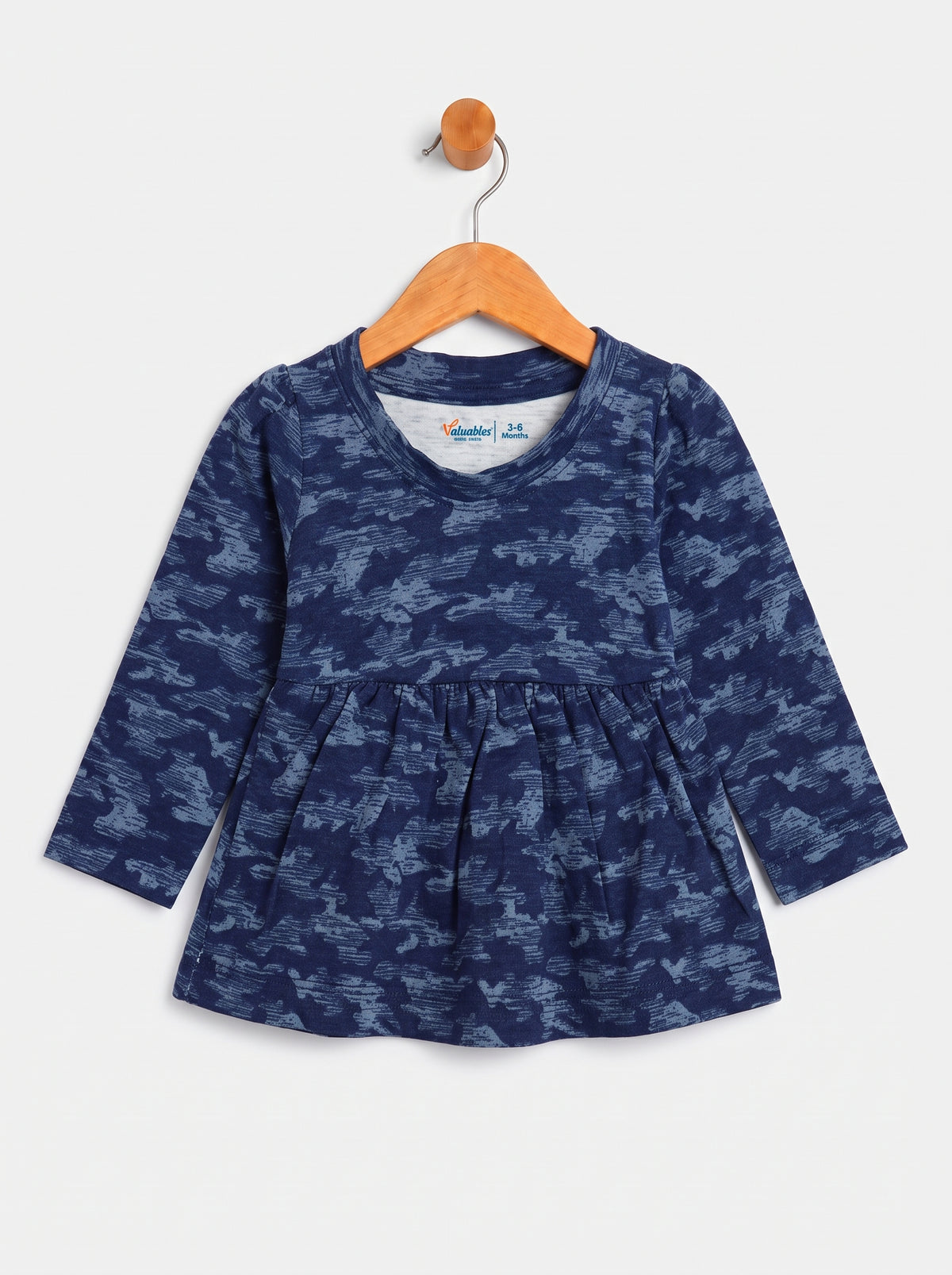 Valuables Newborn Girls Printed Frock