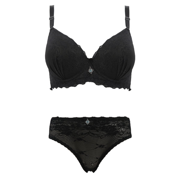 Eminent Foam Bra Set - Black