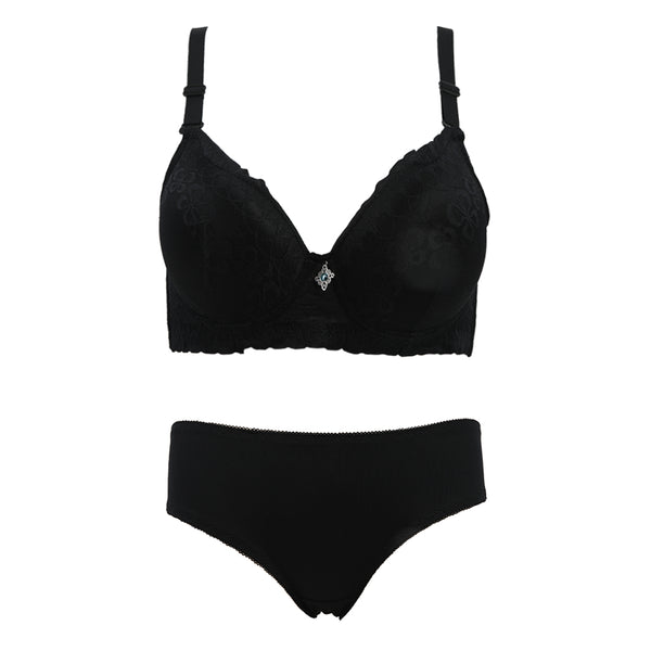 Eminent Foam Bra Set - Black