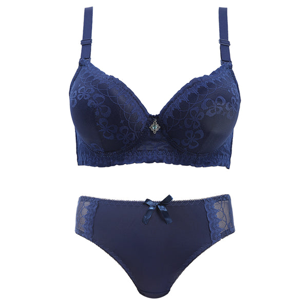 Eminent Foam Bra Set - Navy Blue