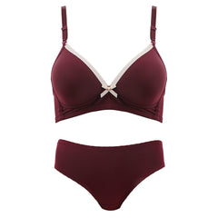 Eminent Foam Bra Set - Maroon