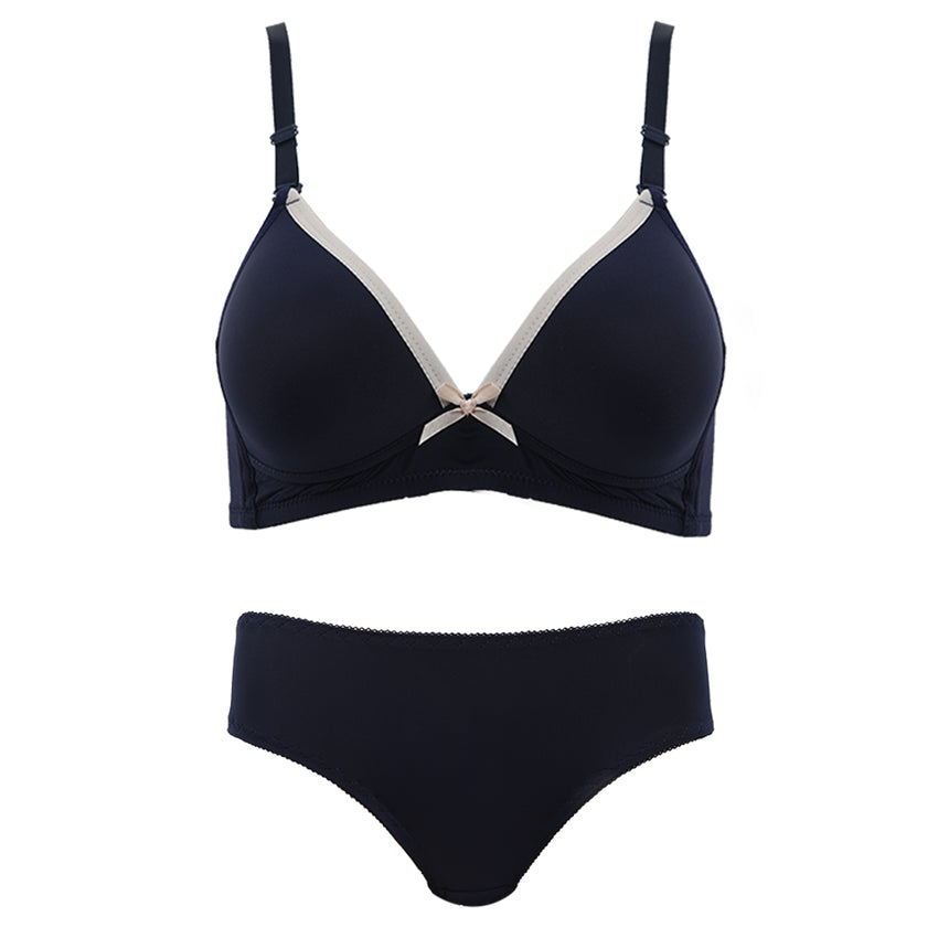 Eminent Foam Bra Set - Navy Blue