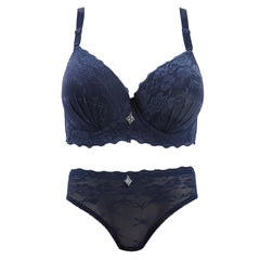 Eminent Foam Bra Set - Navy Blue