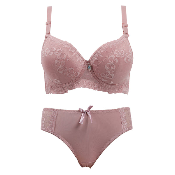 Eminent Foam Bra Set - Tea Pink