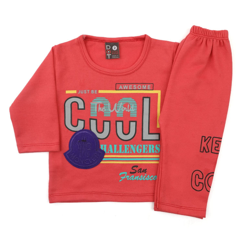 Newborn Boys Full Sleeves Suit - Red, Newborn Boys Sets & Suits, Chase Value, Chase Value