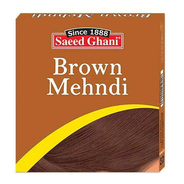 Saeed Ghani Brown Mehndi 10gm, Hair Color, Saeed Ghani, Chase Value