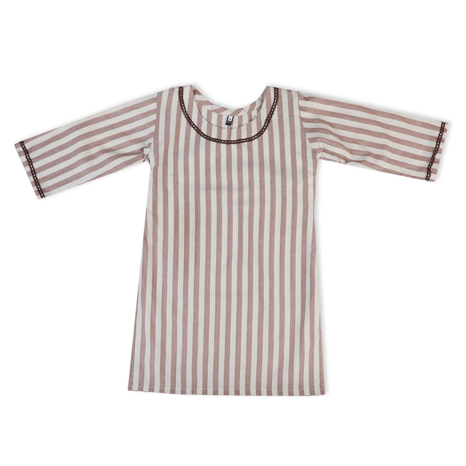 Girls Cotton 2Pcs Shalwar Suit - Brown, Girls Shalwar Kameez, Chase Value, Chase Value