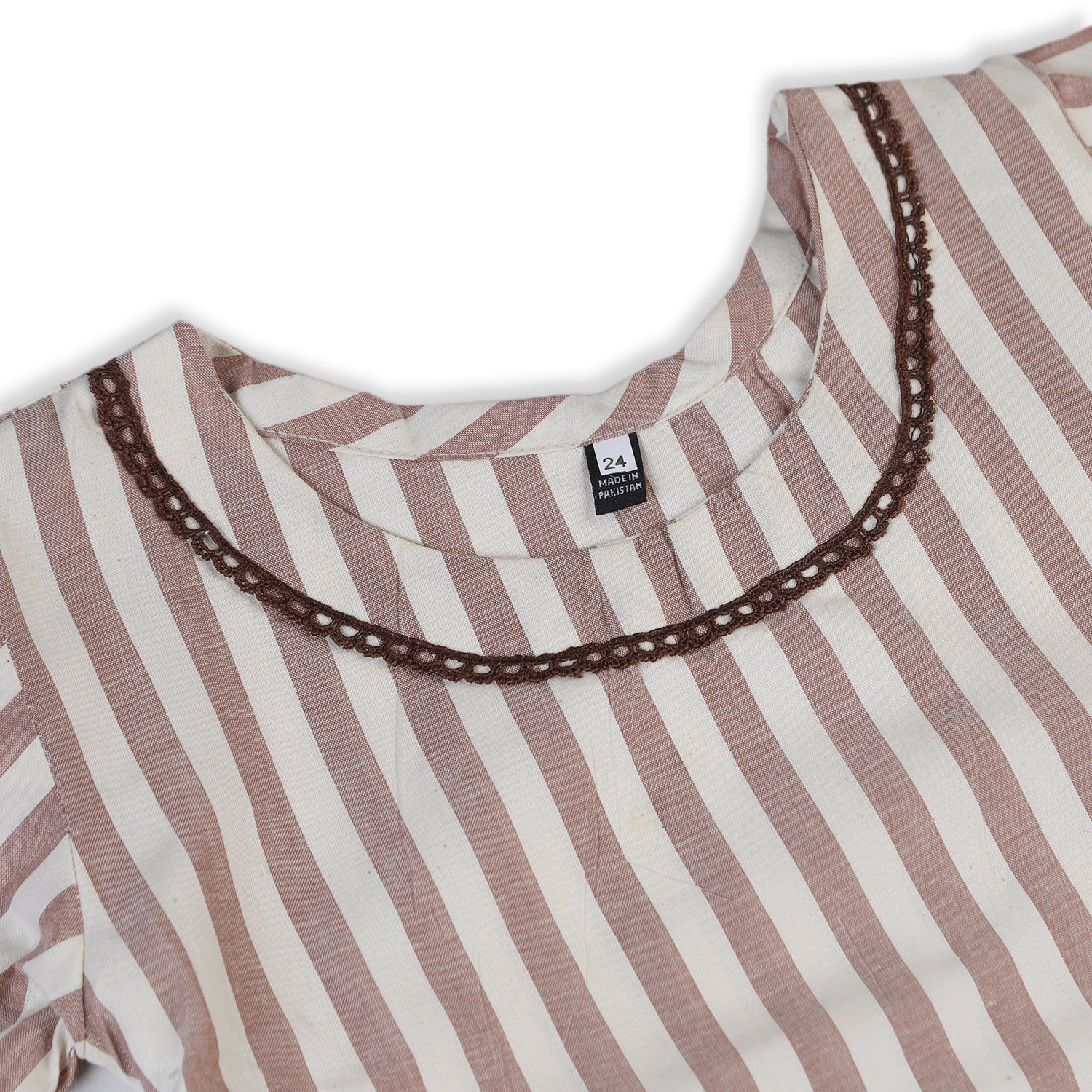 Girls Cotton 2Pcs Shalwar Suit - Brown, Girls Shalwar Kameez, Chase Value, Chase Value