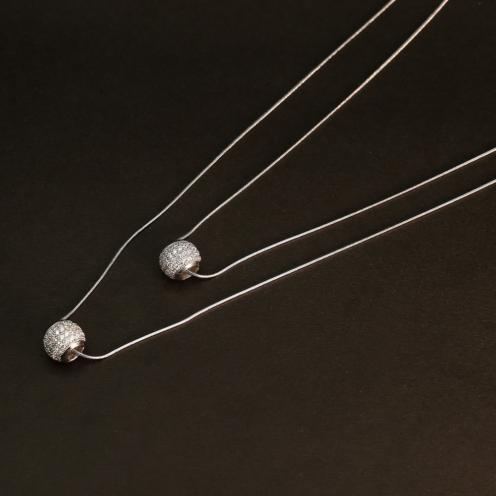 Women's Chain Mala - Silver, Women Chains & Lockets, Chase Value, Chase Value