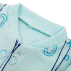 Newborn Boys Full Sleeves Suit - Sky Blue