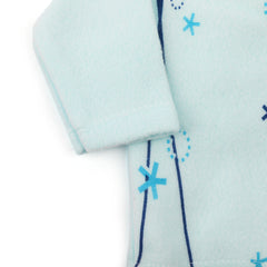 Newborn Boys Full Sleeves Suit - Sky Blue