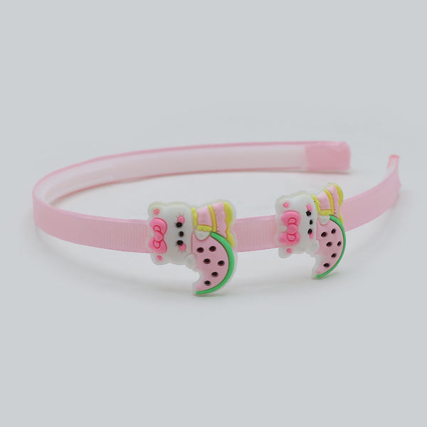 Girls Fancy Hair Band - Light Pink