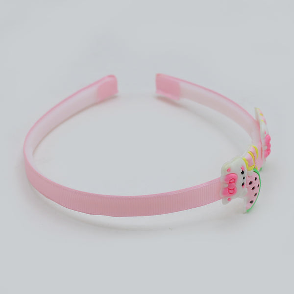 Girls Fancy Hair Band - Light Pink