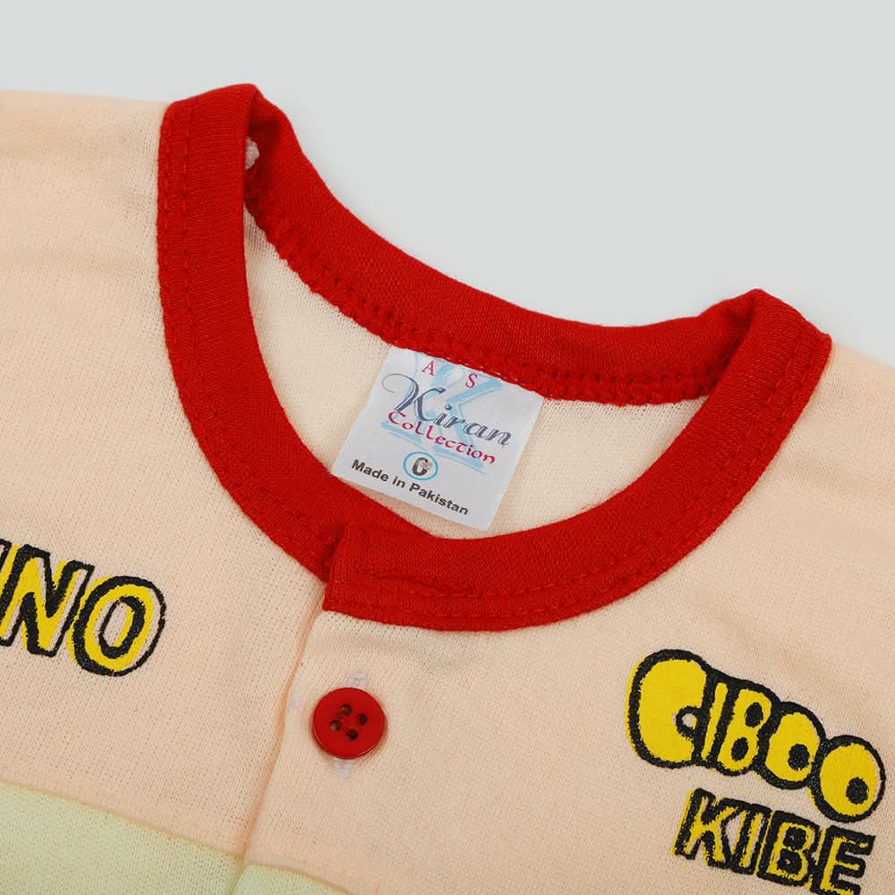 Newborn Boys Full Sleeves Suit - Peach, Newborn Boys Sets & Suits, Chase Value, Chase Value