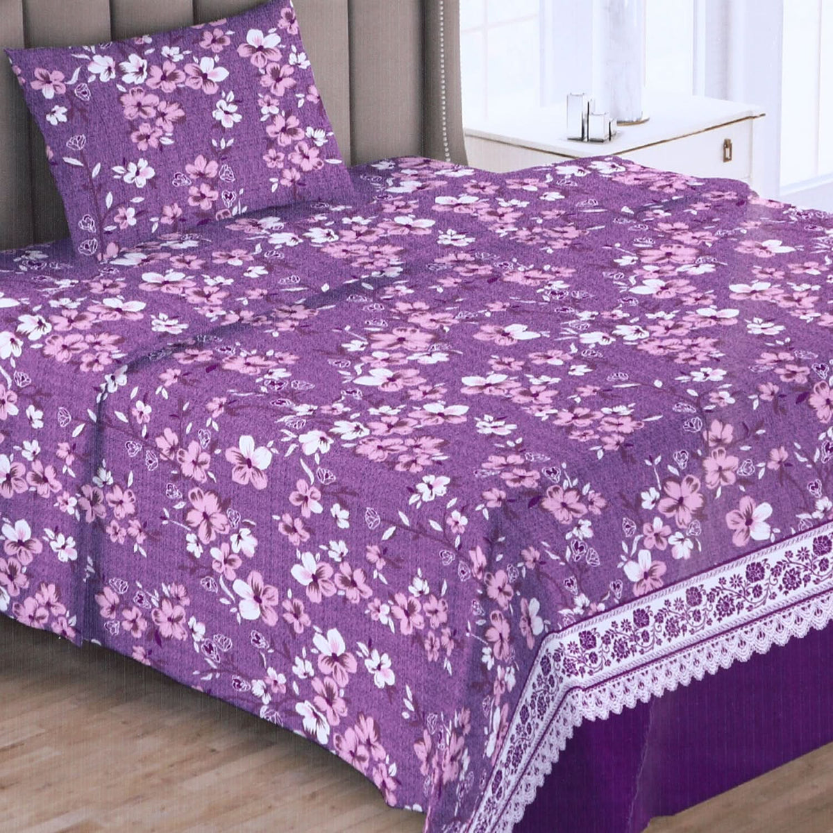 Single Bed Sheet -Multi Color, Single Size Bed Sheet, Chase Value, Chase Value