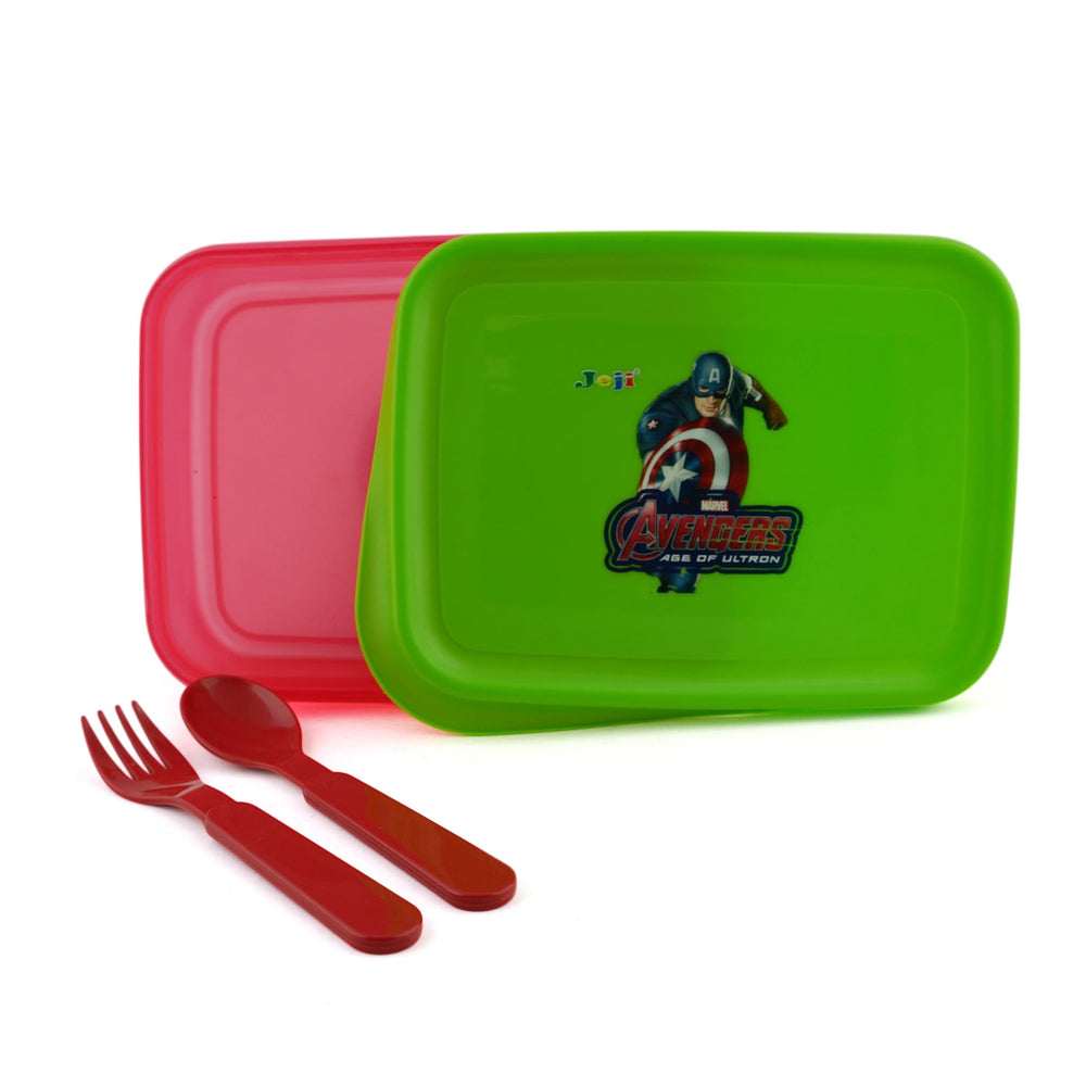 Slim Line Lunch Box – Sleek & Space-Saving Food Container

 - Green, Tiffin Boxes & Bottles, Chase Value, Chase Value