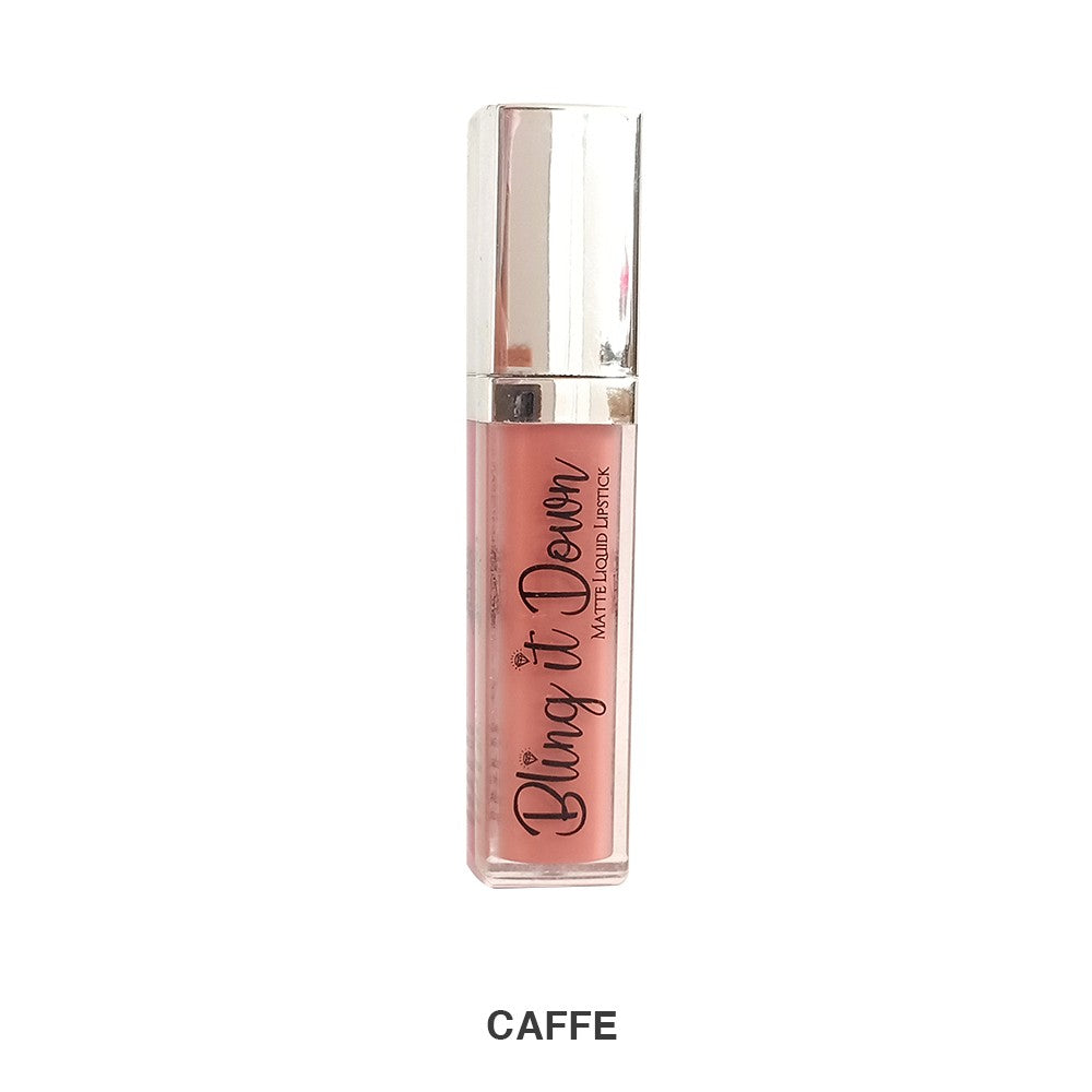 Bling It Down Matte Lipstick - Caffe, Lipstick, Nadia Hussain, Chase Value