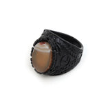 Mens' Durable Fing Ring for Daily Wear - Black, Men's Jewellery, Chase Value, Chase Value