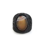 Mens' Durable Fing Ring for Daily Wear - Black, Men's Jewellery, Chase Value, Chase Value