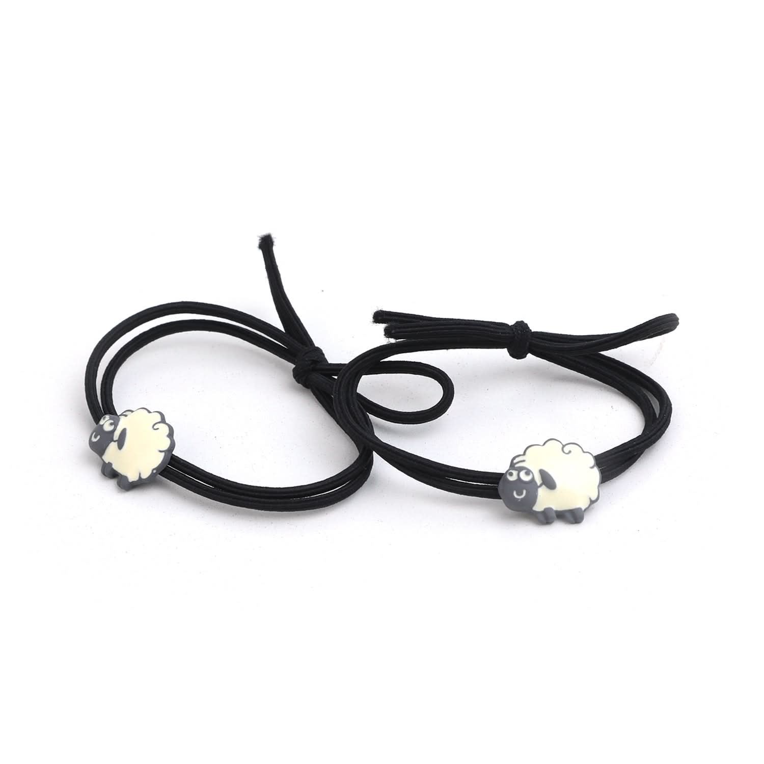 Fancy Hair Pony 2Pcs - Black, Girls Hair Accessories, Chase Value, Chase Value