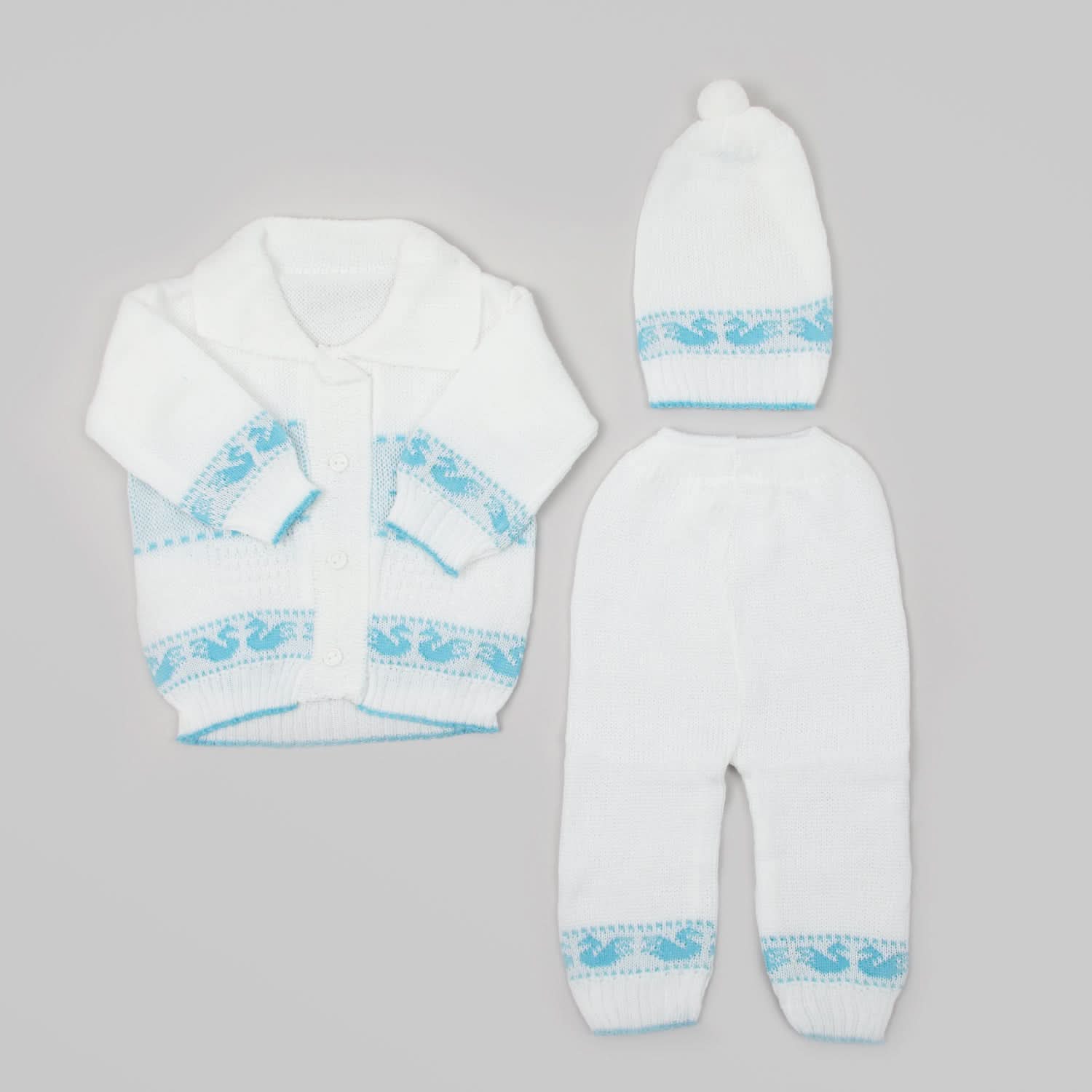 Newborn Boys Full Sleeves Suit - Blue, Newborn Boys Sets & Suits, Chase Value, Chase Value