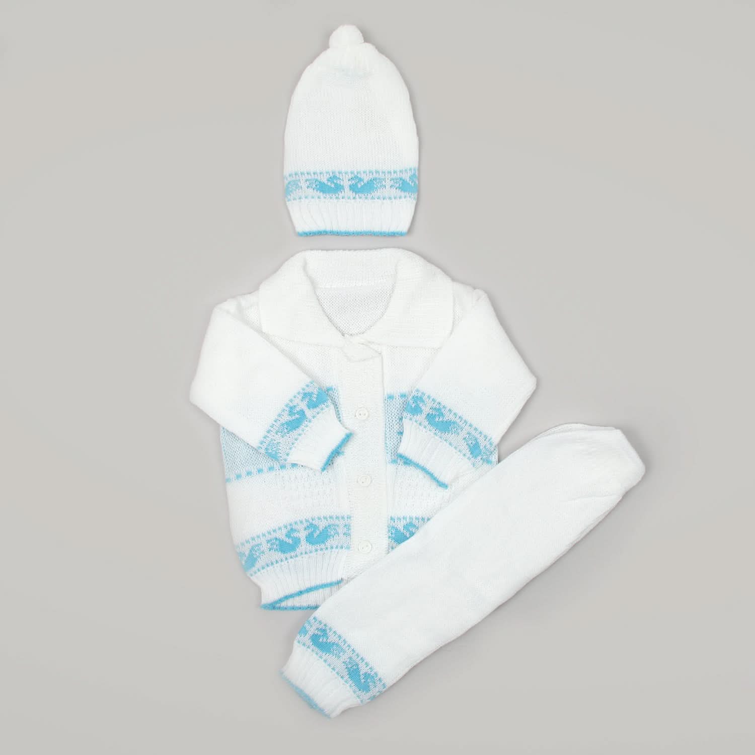 Newborn Boys Full Sleeves Suit - Blue, Newborn Boys Sets & Suits, Chase Value, Chase Value