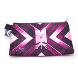 Pencil Pouch One Zipper - Dark Pink, Stationary Pouch & Box, Chase Value, Chase Value