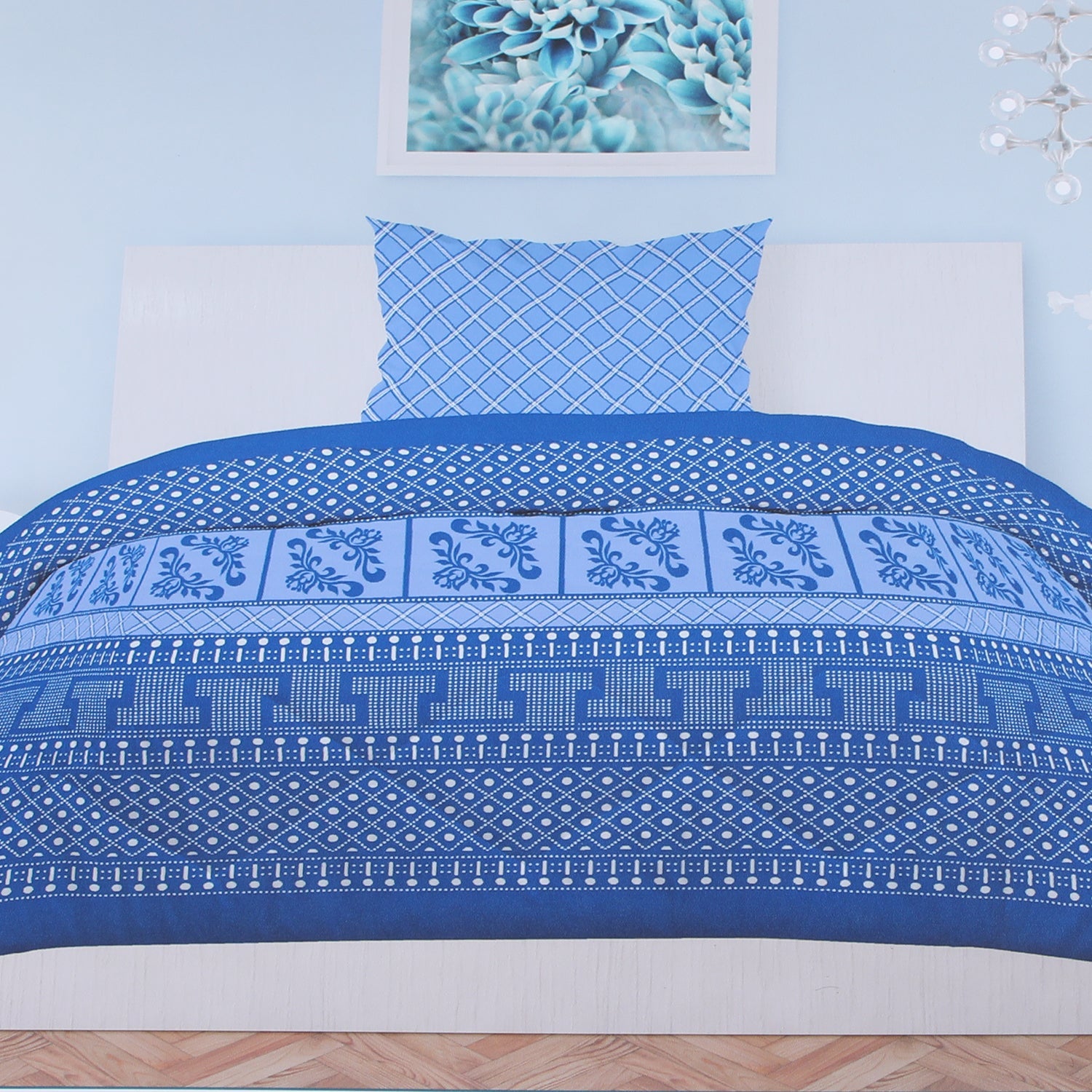 Single Bed Sheet Percale Finish - Multi Color, Single Size Bed Sheet, Chase Value, Chase Value