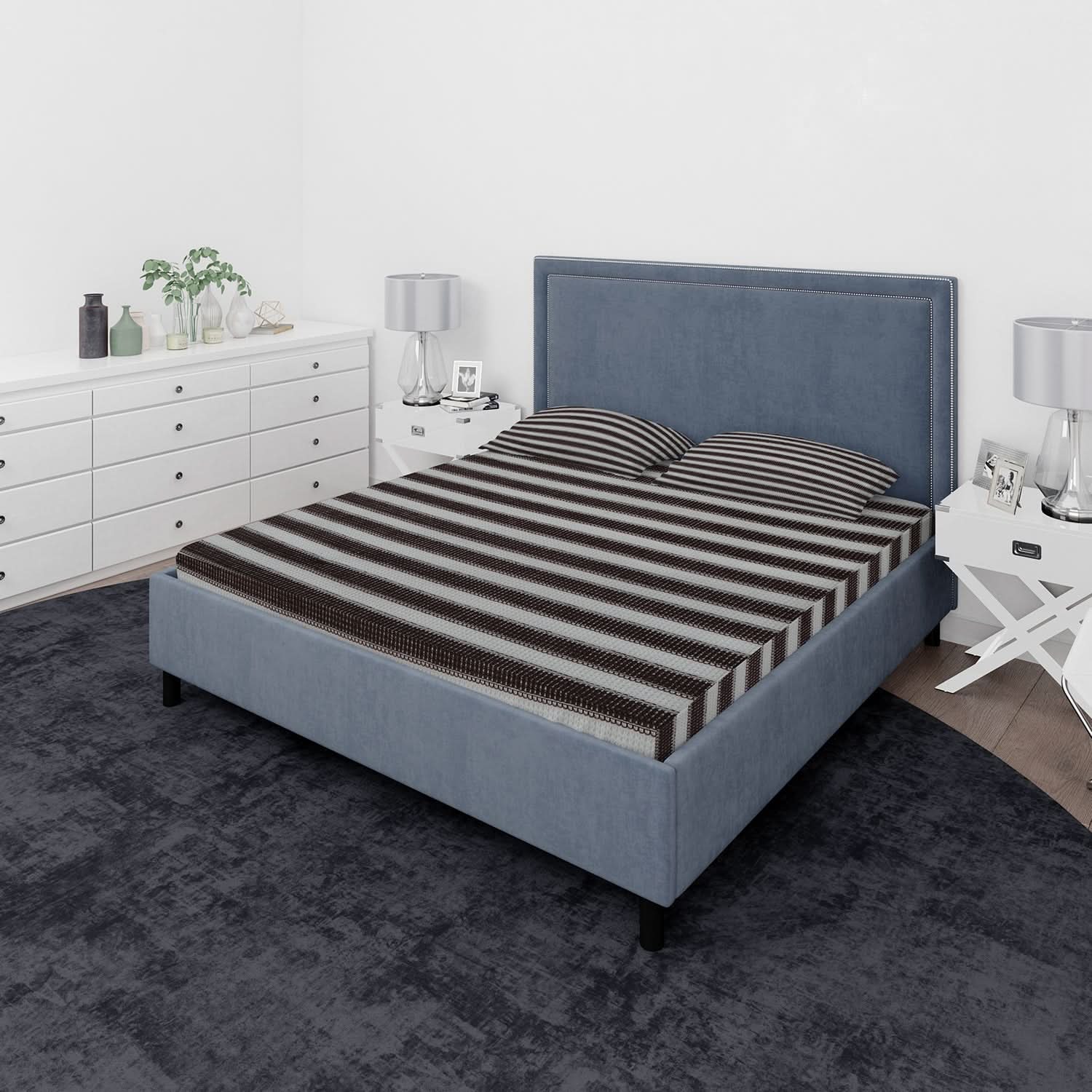 Water Proof Mattress Protector Double Bed - Dark Brown, Mattress Protector, Chase Value, Chase Value
