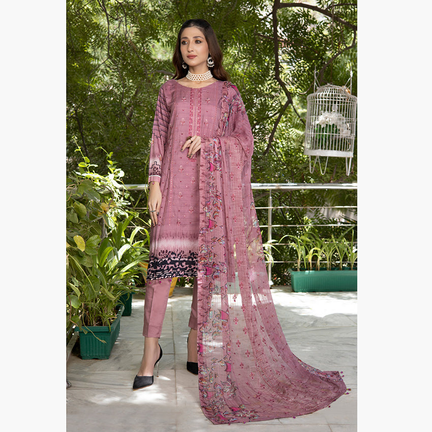 Schick Jaal Series Heavy Embroidered Unstitched 3Pcs Suit - 4, Women, 3Pcs Shalwar Suit, MI Creation, Chase Value