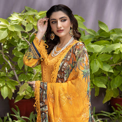 Schick Jaal Series Heavy Embroidered Unstitched 3Pcs Suit - 5, Women, 3Pcs Shalwar Suit, MI Creation, Chase Value