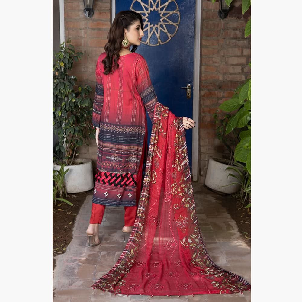 Schick Jaal Series Heavy Embroidered Unstitched 3Pcs Suit - 9, Women, 3Pcs Shalwar Suit, MI Creation, Chase Value