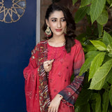 Schick Jaal Series Heavy Embroidered Unstitched 3Pcs Suit - 9, Women, 3Pcs Shalwar Suit, MI Creation, Chase Value