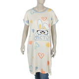 Women's Nighty T-Shirt - Fawn, Women Night Suit, Chase Value, Chase Value